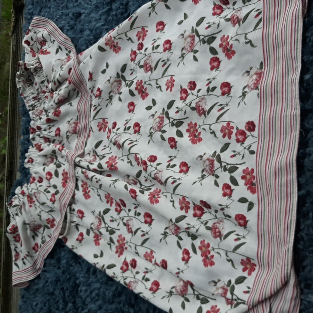 White rose shirt